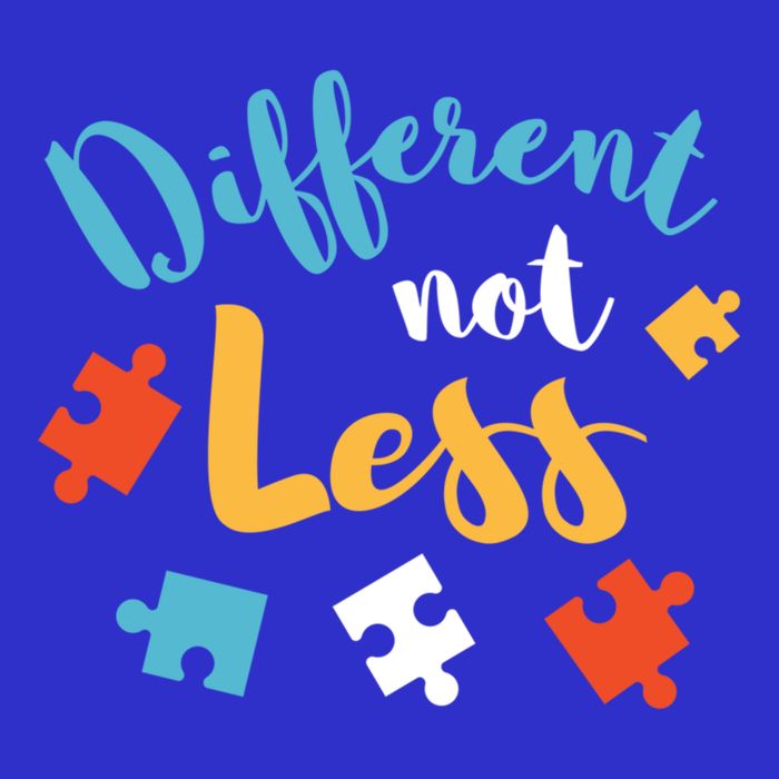 Different Not Less Autism Awareness Gift 16 in Basic Backpack