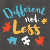 Different Not Less Autism Awareness Gift Vector Backpack