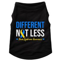 Different Not Less World Down Syndrome Awareness Day Ribbon Doggie Tank