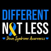 Different Not Less World Down Syndrome Awareness Day Ribbon Impact Tech Backpack