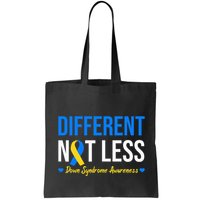 Different Not Less World Down Syndrome Awareness Day Ribbon Bag