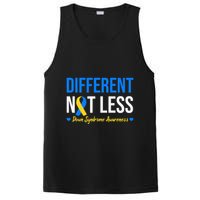 Different Not Less World Down Syndrome Awareness Day Ribbon PosiCharge Competitor Tank