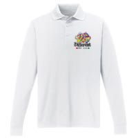 Different Not Less Puzzle Autism Awareness Month Gift Performance Long Sleeve Polo