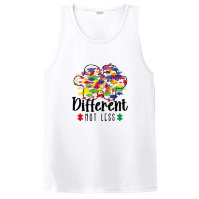 Different Not Less Puzzle Autism Awareness Month Gift PosiCharge Competitor Tank