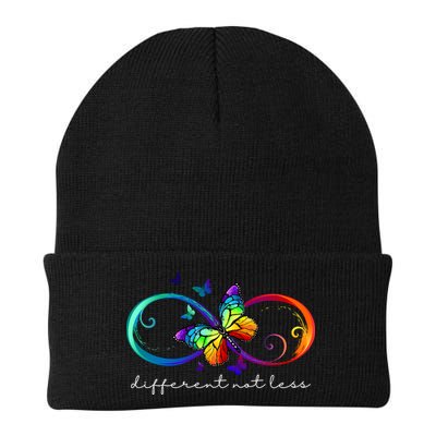 Different Not Less Autism Awareness Neurodiversity Butterfly Beanie