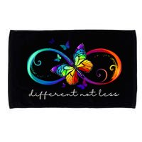 Different Not Less Autism Awareness Neurodiversity Butterfly Microfiber Hand Towel