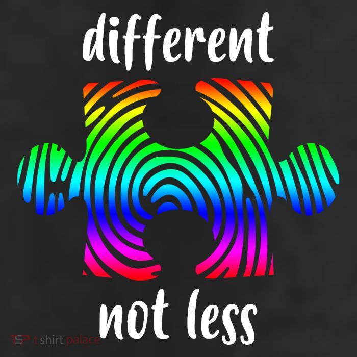 Different Not Less Neurodiversity Puzzle Adult Drive Performance Visor