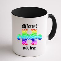 Different Not Less Neurodiversity Puzzle Mug