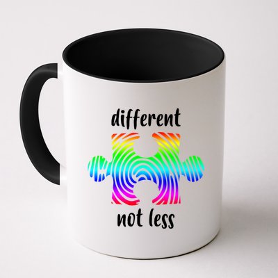 Different Not Less Neurodiversity Puzzle Mug