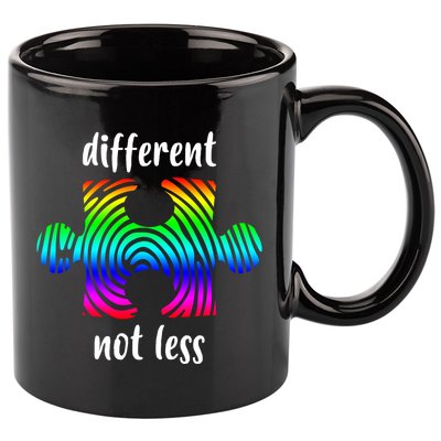 Different Not Less Neurodiversity Puzzle 11oz C Handle Ceramic Mug