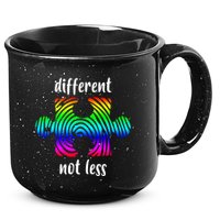 Different Not Less Neurodiversity Puzzle 15oz Campfire Ceramic Mug