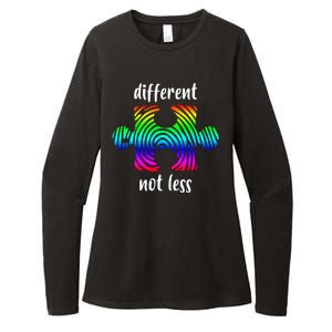 Different Not Less Neurodiversity Puzzle Womens CVC Long Sleeve Shirt