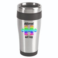 Different Not Less Neurodiversity Puzzle 16oz Travel Tumbler