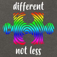 Different Not Less Neurodiversity Puzzle Cotton Canvas Backpack