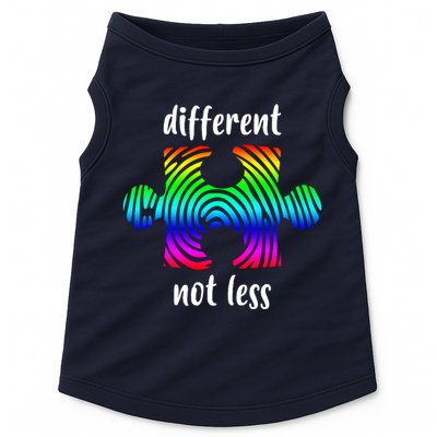 Different Not Less Neurodiversity Puzzle Doggie Tank