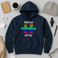 Different Not Less Neurodiversity Puzzle Hoodie
