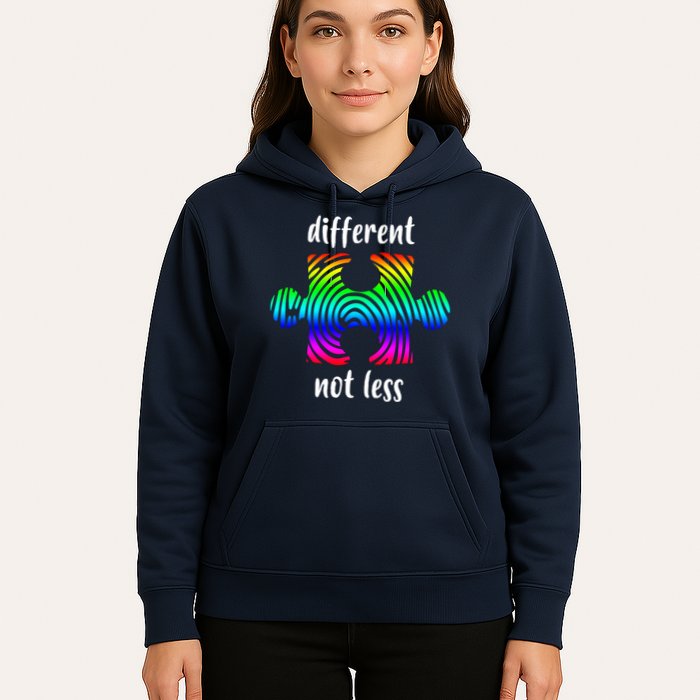 Different Not Less Neurodiversity Puzzle Hoodie