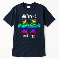 Different Not Less Neurodiversity Puzzle Tall T-Shirt