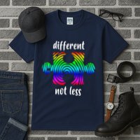 Different Not Less Neurodiversity Puzzle Tall T-Shirt