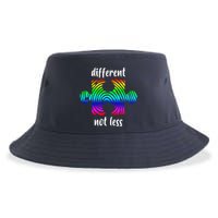 Different Not Less Neurodiversity Puzzle Sustainable Bucket Hat