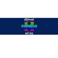 Different Not Less Neurodiversity Puzzle Bumper Sticker