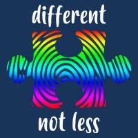 Different Not Less Neurodiversity Puzzle Mousepad