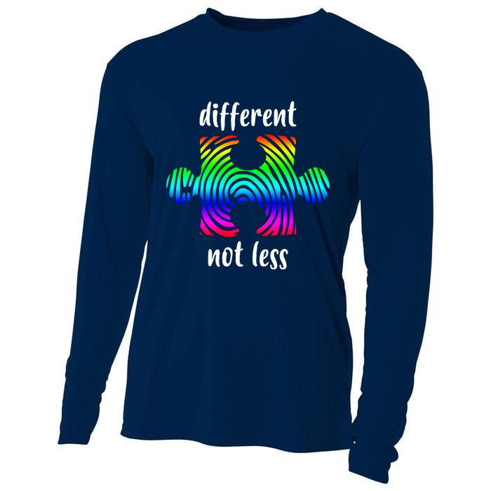 Different Not Less Neurodiversity Puzzle Cooling Performance Long Sleeve Crew
