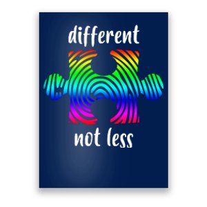 Different Not Less Neurodiversity Puzzle Poster