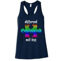 Different Not Less Neurodiversity Puzzle Womens Tank Top