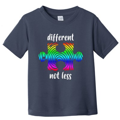Different Not Less Neurodiversity Puzzle Toddler T-Shirt