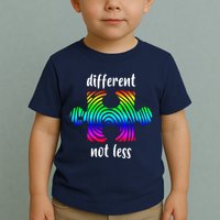 Different Not Less Neurodiversity Puzzle Toddler T-Shirt