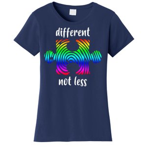 Different Not Less Neurodiversity Puzzle Women's T-Shirt