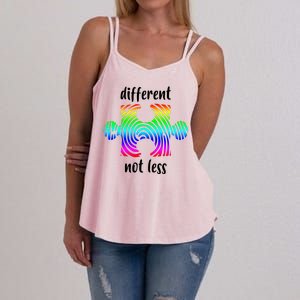 Different Not Less Neurodiversity Puzzle Women's Strappy Tank