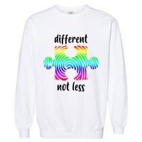 Different Not Less Neurodiversity Puzzle Garment-Dyed Sweatshirt