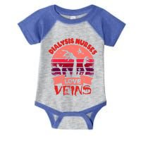 Dialysis Nurses Love Veins Halloween Funny Gift Dialysis Nurse Gift Infant Baby Jersey Bodysuit