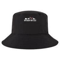 Different Not Less Puzzle Dinosaur Autism Gift Cool Comfort Performance Bucket Hat
