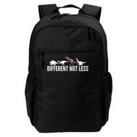 Different Not Less Puzzle Dinosaur Autism Gift Backpack