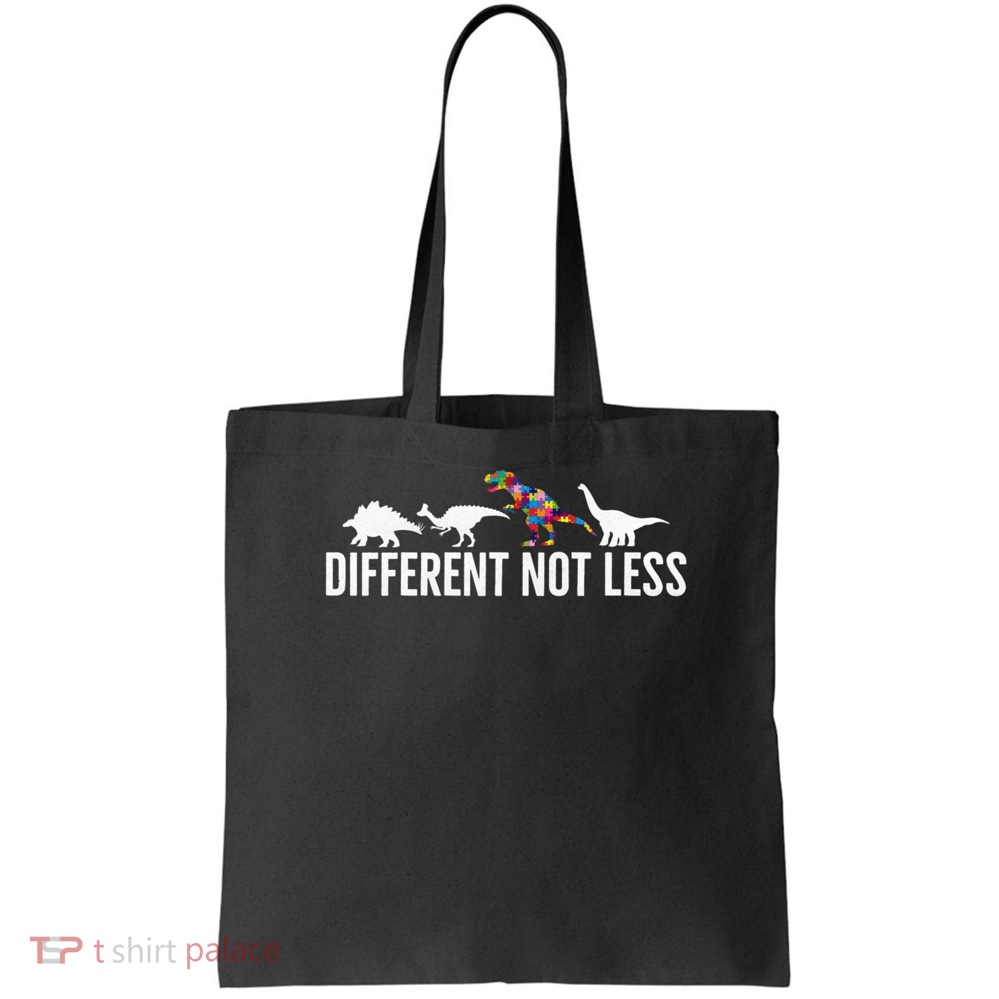Different Not Less Puzzle Dinosaur Autism Gift Bag
