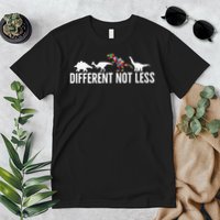 Different Not Less Puzzle Dinosaur Autism Gift Premium T-Shirt