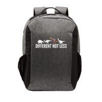 Different Not Less Puzzle Dinosaur Autism Gift Vector Backpack