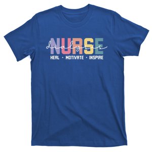 Dialysis Nurse Love Inspire Heal Registered Nurses Great Gift T-Shirt