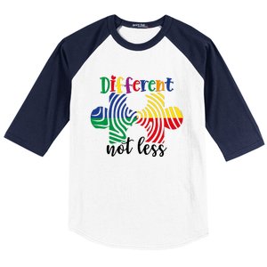 Different Not Less Baseball Sleeve Shirt