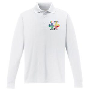 Different Not Less Performance Long Sleeve Polo