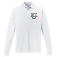 Different Not Less Performance Long Sleeve Polo