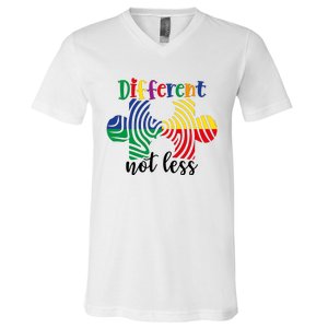 Different Not Less V-Neck T-Shirt