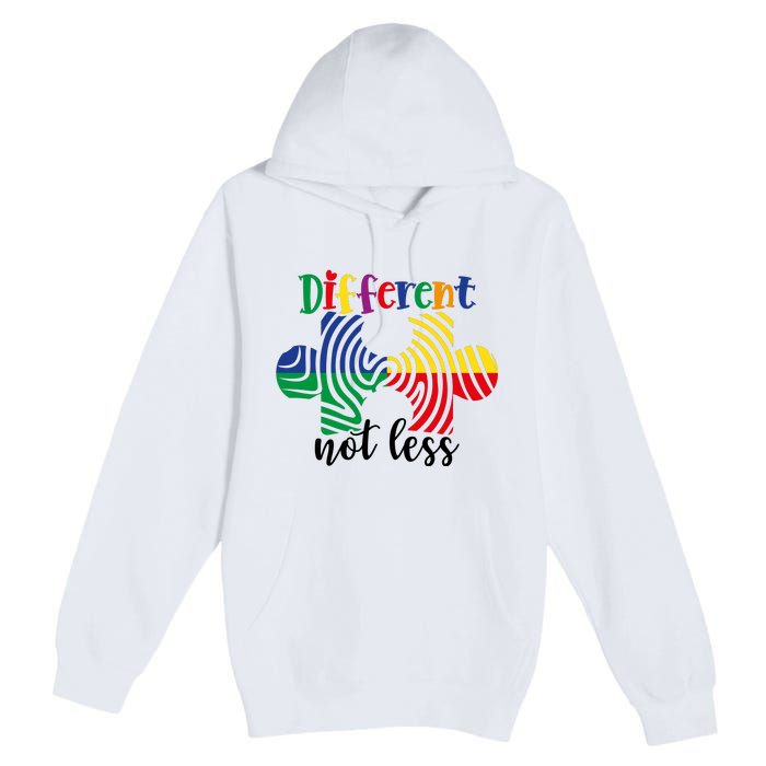 Different Not Less Premium Pullover Hoodie