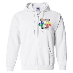 Different Not Less Full Zip Hoodie