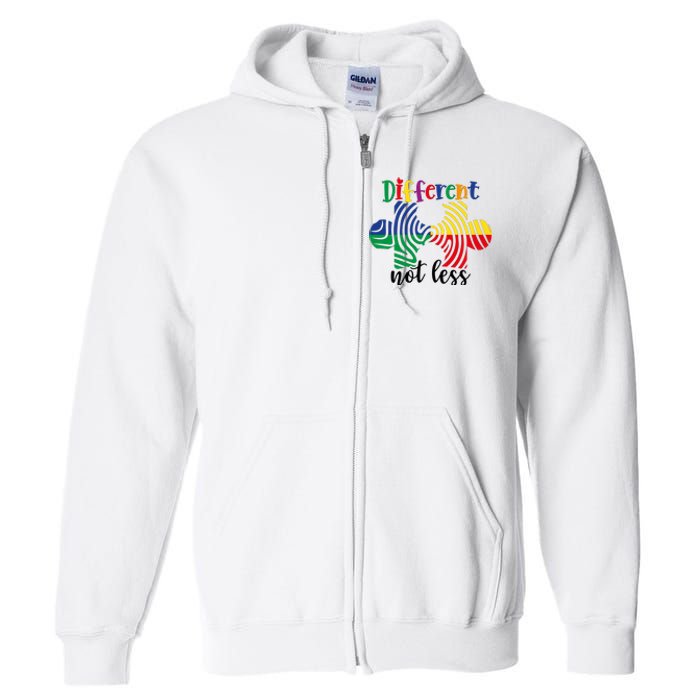 Different Not Less Full Zip Hoodie