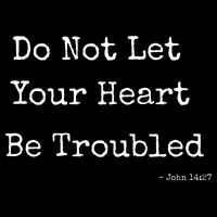 Do Not Let Your Heart Be Troubled Biblical Quote John 14:27 Impact Tech Backpack