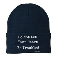Do Not Let Your Heart Be Troubled Biblical Quote John 14:27 Beanie